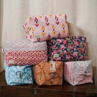 Upcycled Cosmetic Bags